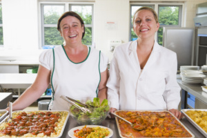 General Assistant working in the kitchen